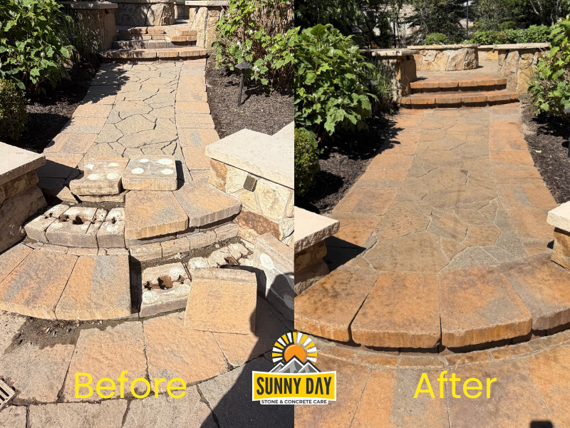 Paver Sealing in Spanish Fork Utah | Sunny Day Stone Care